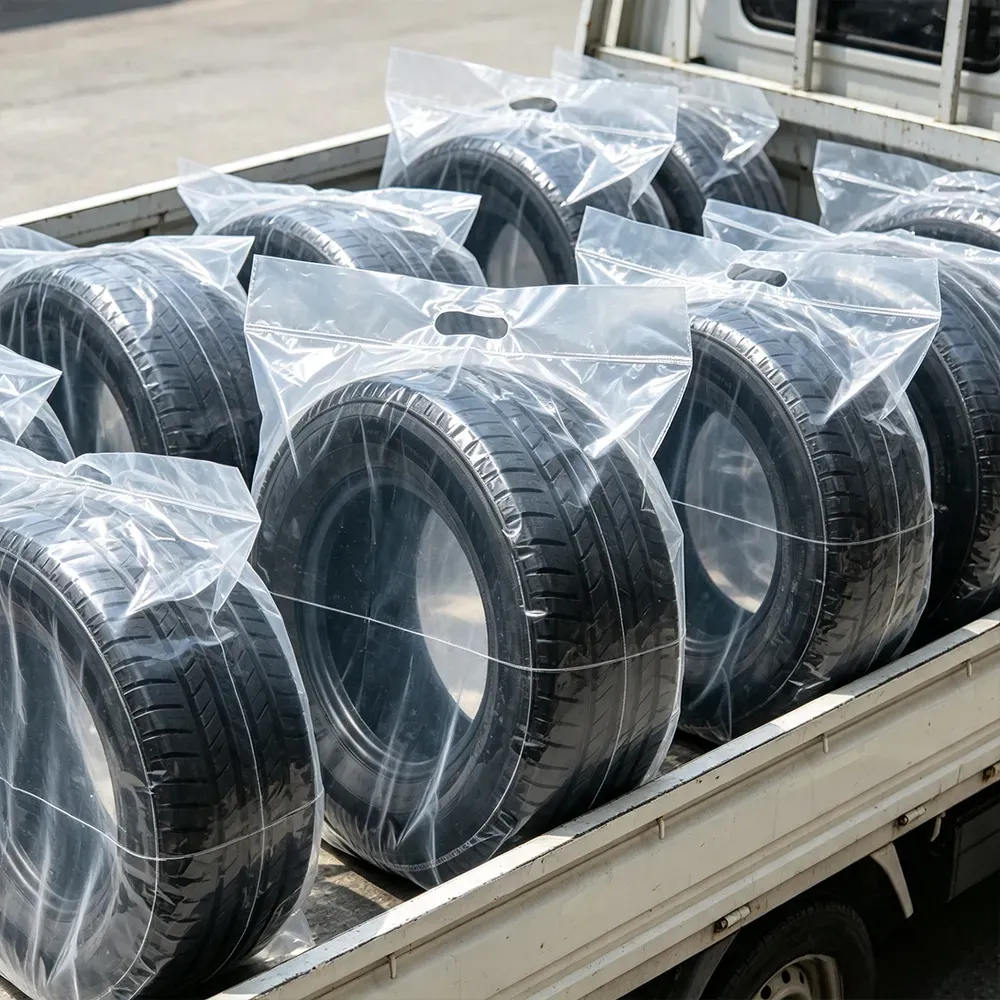 plastic bags for tire storage