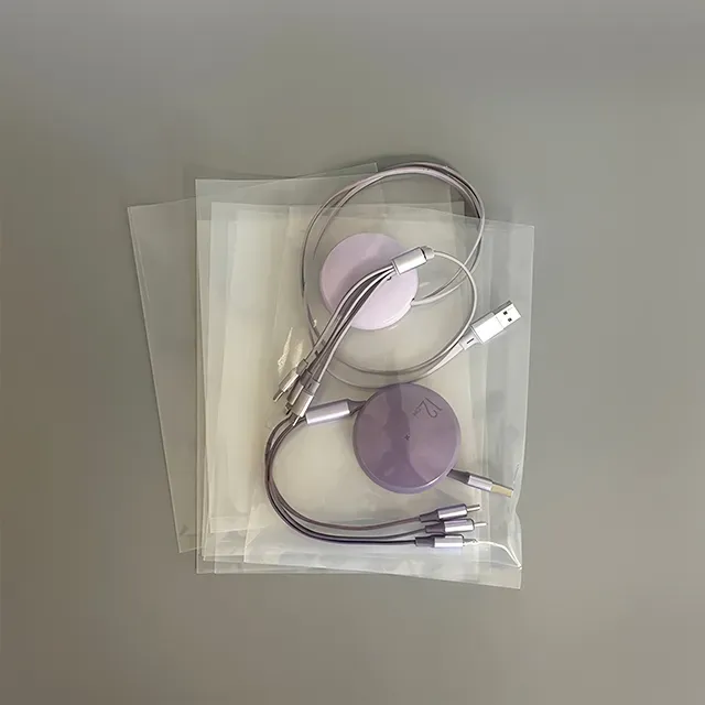 custom flat poly bags