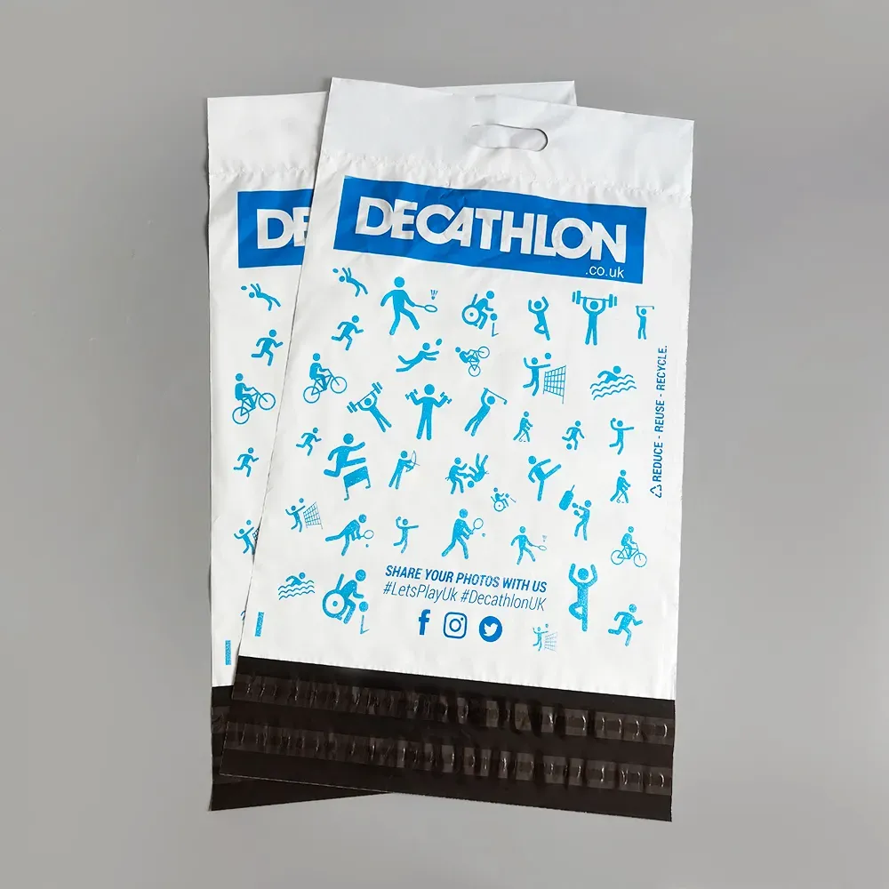 mailing bag with handle