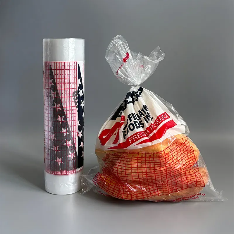 custom printed plastic bread bags