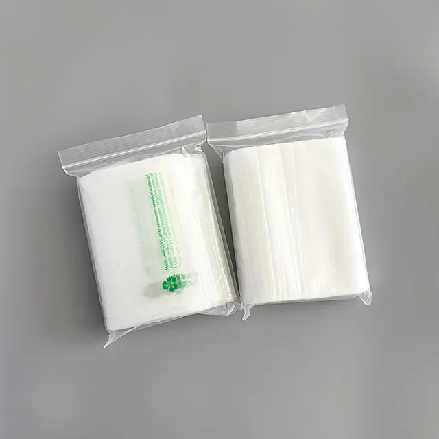 maquette ziplock transparente
